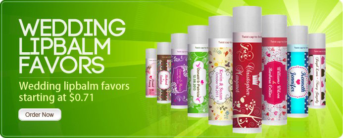 Wedding Lipbalm Favors