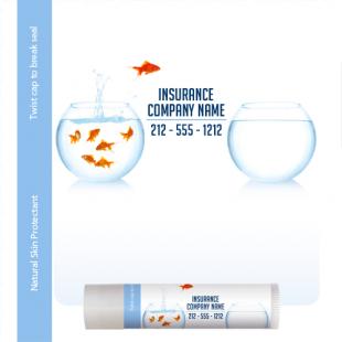 Customized Insurance Lip Balm - Fish Jumping Theme