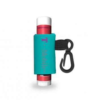 Personalized Pomegranate Lip Balm with a Custom Leash