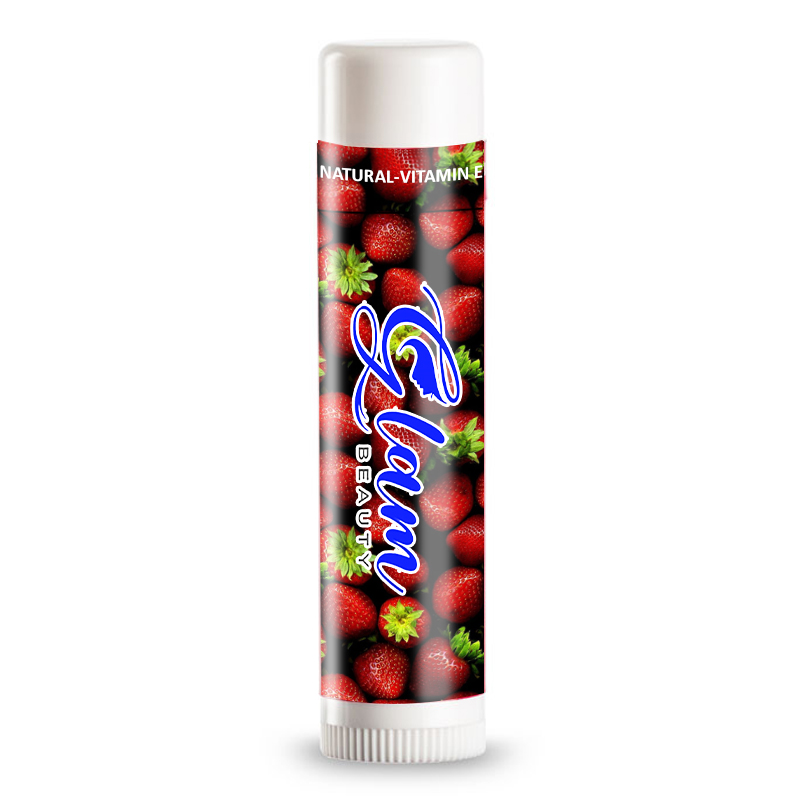 Personalized Vanilla Bean Lip Balm w/ Clip Cap