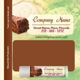 Personalized Mint Chocolate Chip Flavored Lip Balm