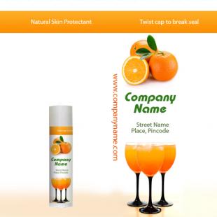 Personalized Orangeade Flavored Lip Balm