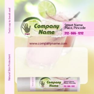 Personalized Pink Lemonade Flavored Lip Balm